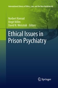Cover: Ethical Issues in Prison Psychiatry - Springer