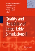 Cover: Quality and Reliability of Large-Eddy Simulations II - Springer