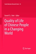 Cover: Quality of Life of Chinese People in a Changing World - Springer
