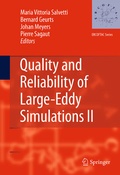 Cover: Quality and Reliability of Large-Eddy Simulations II - Springer