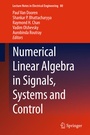 Cover: Numerical Linear Algebra in Signals, Systems and Control - Springer