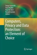 Cover: Computers, Privacy and Data Protection: an Element of Choice - Springer