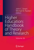 Cover: Higher Education: Handbook of Theory and Research - Springer