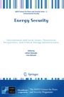 Cover: Energy Security - Springer