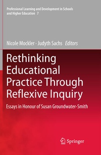 Enlarge image Cover: Rethinking Educational Practice Through Reflexive Inquiry - Springer