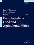 Cover: Encyclopedia of Food and Agricultural Ethics - Springer