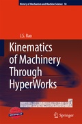Cover: Kinematics of Machinery Through HyperWorks - Springer