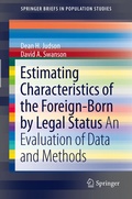 Cover: Estimating Characteristics of the Foreign-Born by Legal Status - Springer