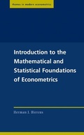 Cover: Introduction to the Mathematical and Statistical Foundations of Econometrics - Cambridge University Press