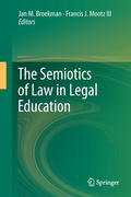 Cover: The Semiotics of Law in Legal Education - Springer