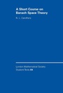Cover: A Short Course on Banach Space Theory - Cambridge University Press