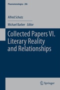 Cover: Collected Papers VI. Literary Reality and Relationships - Springer