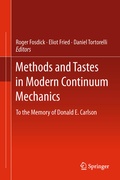 Cover: Methods and Tastes in Modern Continuum Mechanics - Springer