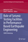 Cover: Role of Seismic Testing Facilities in Performance-Based Earthquake Engineering - Springer