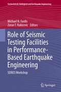Cover: Role of Seismic Testing Facilities in Performance-Based Earthquake Engineering - Springer