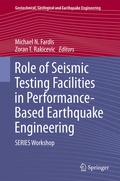 Cover: Role of Seismic Testing Facilities in Performance-Based Earthquake Engineering - Springer