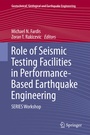 Cover: Role of Seismic Testing Facilities in Performance-Based Earthquake Engineering - Springer