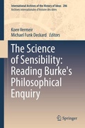 Cover: The Science of Sensibility: Reading Burke's Philosophical Enquiry - Springer