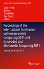 Cover: Proceedings of the International Conference on Human-centric Computing 2011 and Embedded and Multimedia Computing 2011 - Springer