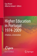 Cover: Higher Education in Portugal 1974-2009 - Springer