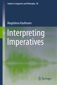 Enlarge image Cover: Interpreting Imperatives - Springer