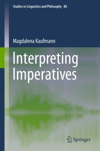 Enlarge image Cover: Interpreting Imperatives - Springer