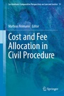 Cover: Cost and Fee Allocation in Civil Procedure - Springer
