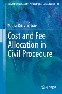 Enlarge image Cover: Cost and Fee Allocation in Civil Procedure - Springer
