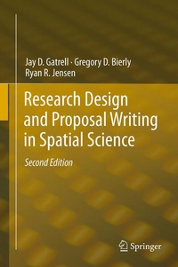 Enlarge image Cover: Research Design and Proposal Writing in Spatial Science - Springer