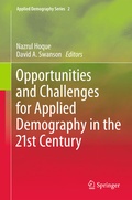 Cover: Opportunities and Challenges for Applied Demography in the 21st Century - Springer