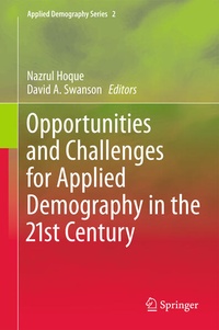 Enlarge image Cover: Opportunities and Challenges for Applied Demography in the 21st Century - Springer