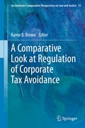 Cover: A Comparative Look at Regulation of Corporate Tax Avoidance - Springer