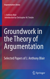 Enlarge image Cover: Groundwork in the Theory of Argumentation - Springer