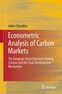 Cover: Econometric Analysis of Carbon Markets - Springer