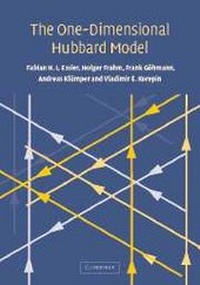 Enlarge image Cover: The One-Dimensional Hubbard Model - Cambridge University Press