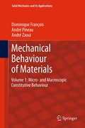 Cover: Mechanical Behaviour of Materials - Springer