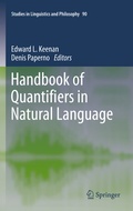 Cover: Handbook of Quantifiers in Natural Language - Springer
