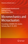 Cover: Micromechanics and Microactuators - Springer