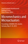 Cover: Micromechanics and Microactuators - Springer