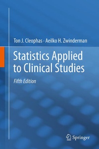 Enlarge image Cover: Statistics Applied to Clinical Studies - Springer