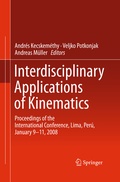 Cover: Interdisciplinary Applications of Kinematics - Springer