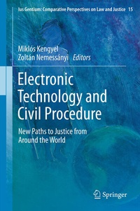 Abbildung von: Electronic Technology and Civil Procedure - Springer
