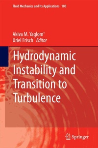 Enlarge image Cover: Hydrodynamic Instability and Transition to Turbulence - Springer