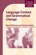 Cover: Language Contact and Grammatical Change - Cambridge University Press
