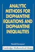 Cover: Analytic Methods for Diophantine Equations and Diophantine Inequalities - Cambridge University Press