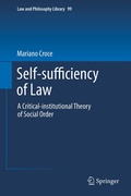 Cover: Self-sufficiency of Law - Springer