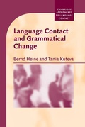 Cover: Language Contact and Grammatical Change - Cambridge University Press