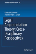 Cover: Legal Argumentation Theory: Cross-Disciplinary Perspectives - Springer
