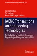 Cover: IAENG Transactions on Engineering Technologies - Springer
