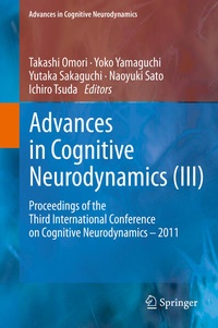 Enlarge image Cover: Advances in Cognitive Neurodynamics (III) - Springer